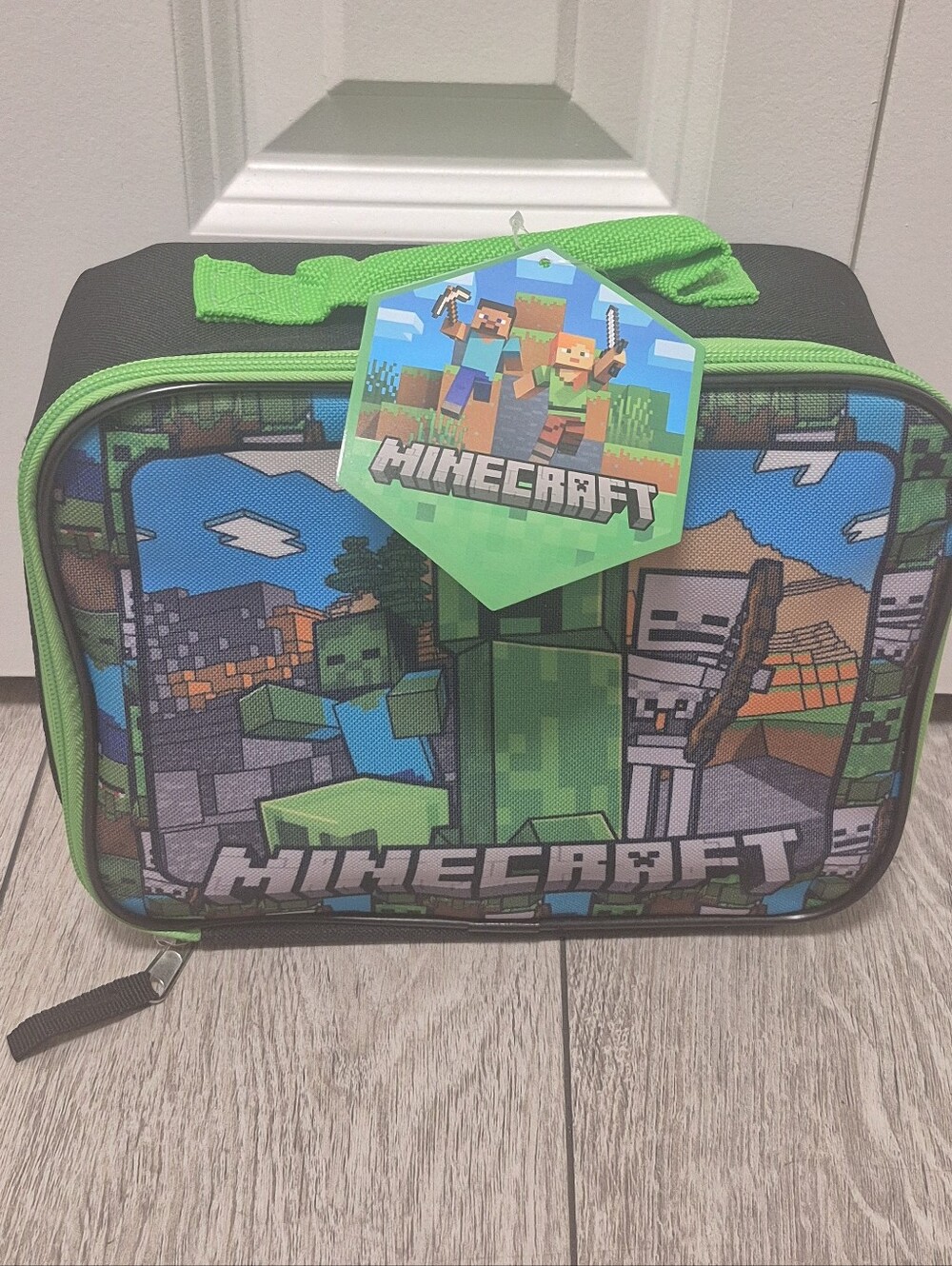 Minecraft BPA Free Lunch Box Bag For Kids